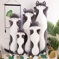 Lovely Husky Side Sleeping Body Pillow 50-130cm Bed Sofa Home Decorative Long Pillow Children Adult Birthday Present Cute Gift 1