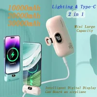 Mini batterie externe chargeur Portable sans fil Capsule Powerbank charge rapide batterie externe d'urgence pour IPhone Xiaomi Huawei 3