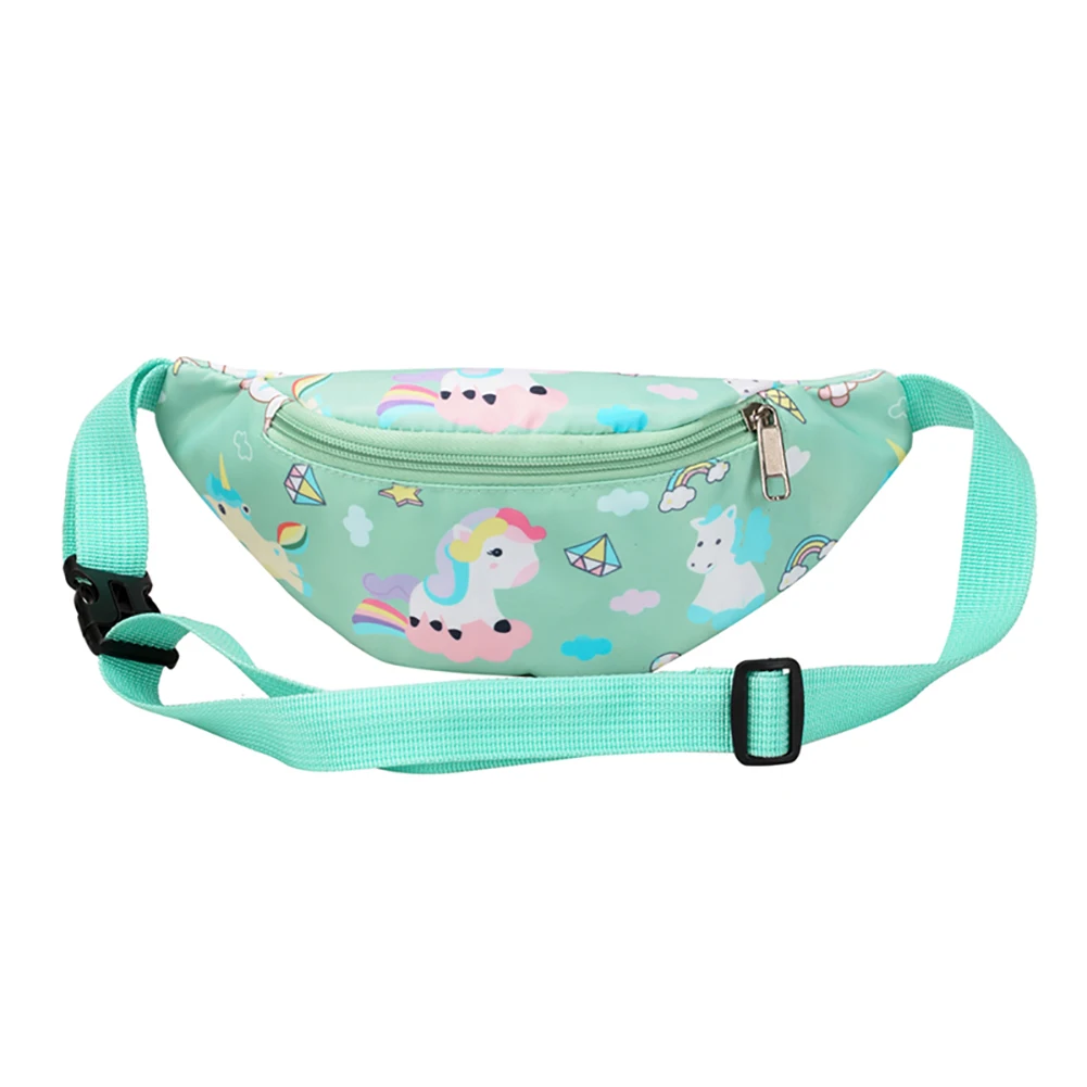 

Dinosaur/Unicorn Cute Waist Bag Adjustable Strap Animal Fanny Pack Lightweight Kids Outdoor Waist Pack Fashion Shoulder Bag