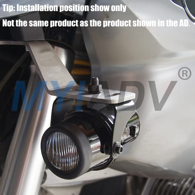 Supporto Fari Per Moto BMW R1250GS Adventure 2019-2020 - Staffa In Lega Alluminio, Bulloni Acciaio 304 - Foto 10