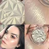 Monochrome Pearlescent Highlighter Powder Palette Diamond Glitter Brighten Face Contour Long Lasting Shimmer High Gloss Powder 3