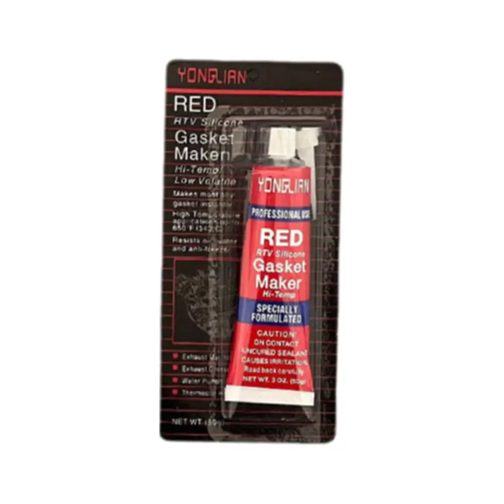 50/85g Red RTV Silicone Gasket Maker Sealant Automotive Metal Sealant High Temperature Resistant Engine Sealant Waterproof 6