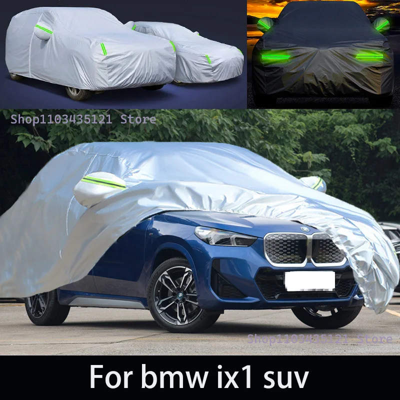 

For bmw ix1 suv auto anti snow, anti freezing, anti dust, anti peeling paint, and anti rainwater.car cover protection