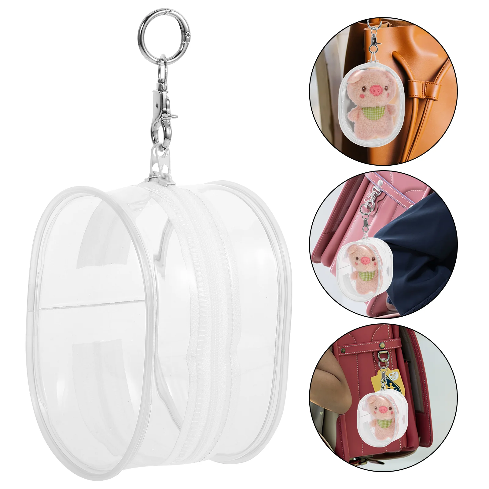 

Small Bags Outing Bag Clear Storage Accessory for Organizer Bags Carrying Pvc Travel Walk Baby