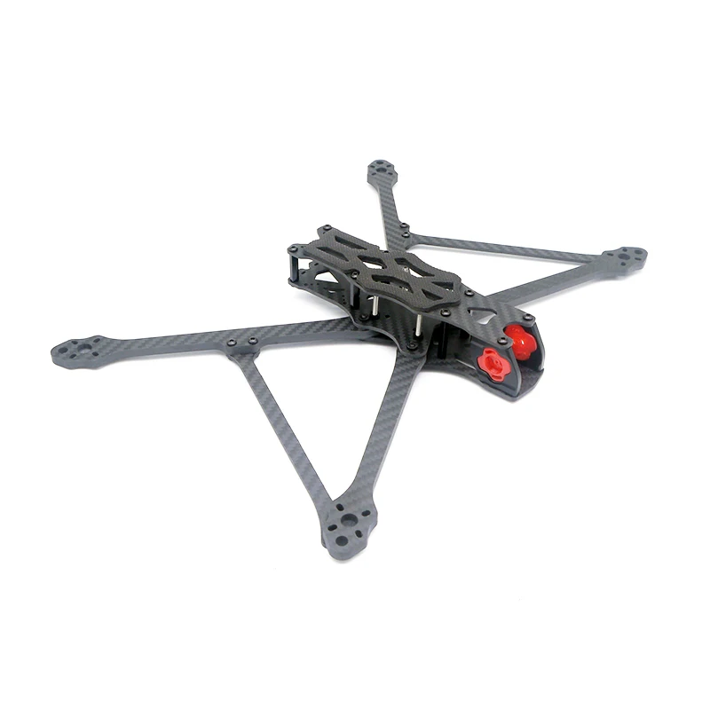 Drone APEX EVO DC 7 vert clair en vol, vue latérale sur fond de ciel bleu, achat en ligne pas cher