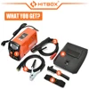 HITBOX 2 IN 1 ARC Tig Welding Machine, 220V 140A Stick Welder with Synergic Control, Mini Welder with LCD Digital Display 6