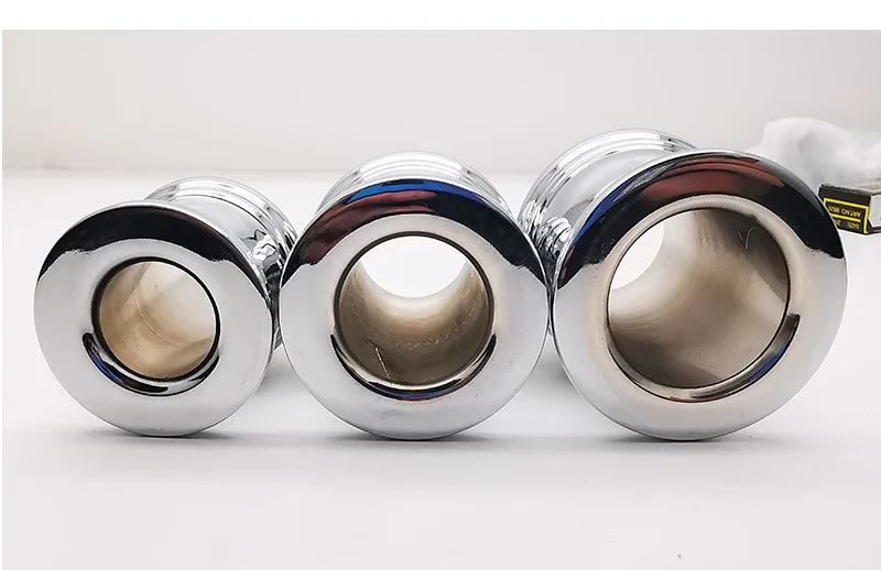 Stainless Steel Hollow Anal Plug G-spot Expansion Vaginal Dilator Backyard Sex Toys Enema Masturbator Adult Buttplug Fun Games