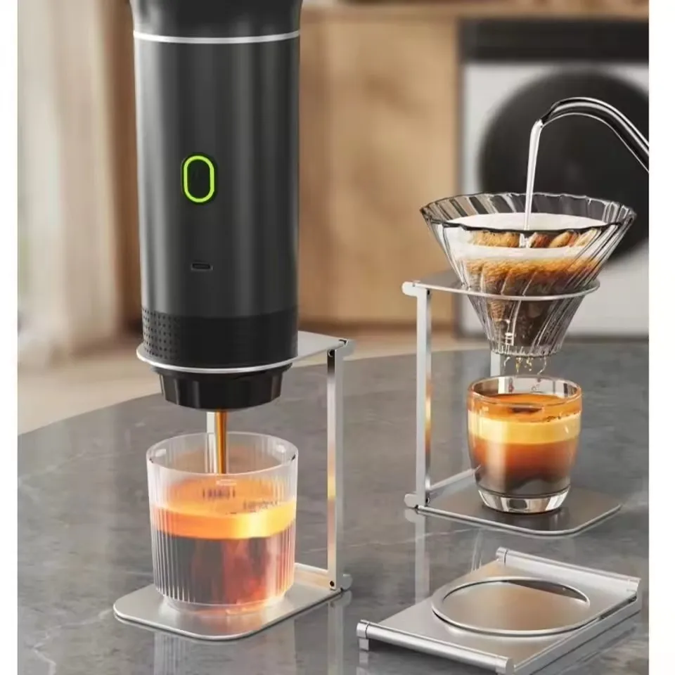 Foldable Coffee Machine Stand Portable Sturdy Drip Filter Holder Aluminum Alloy Durable Bracket foldable coffee machine stand
