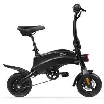 10 Inch Mini Electric Bike Portable Compact E Bike Bicycle with 36V 10AH Battery and Adjustable Seat Height for Shopping 1