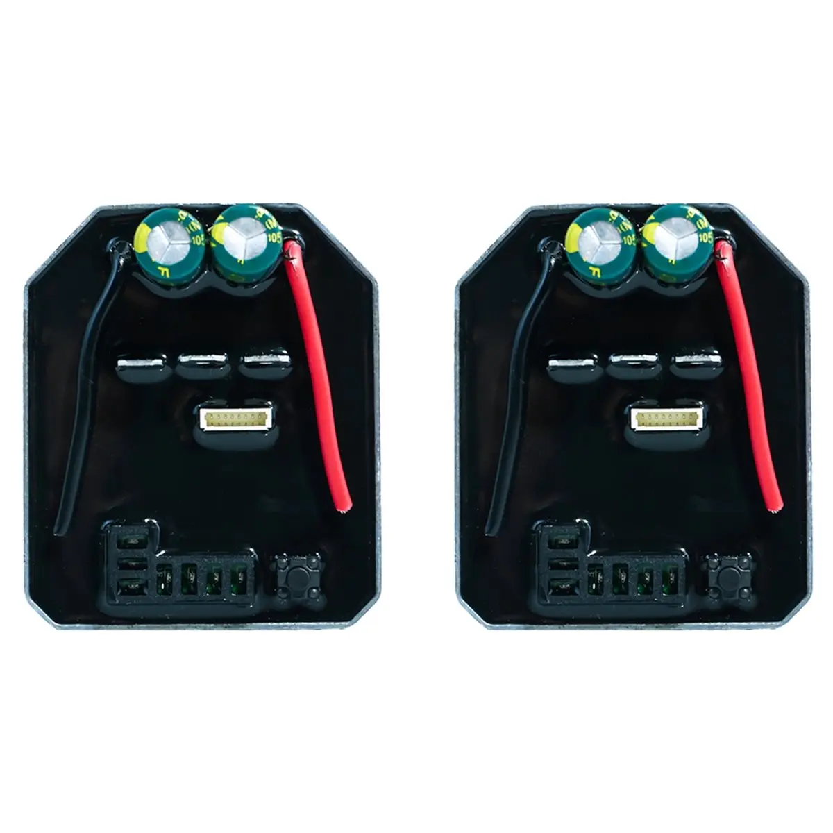 시간 절약 2Pcs 21V/50A 브러시리스 리튬 드릴 컨트롤러 알루미늄 쉘 듀얼 커패시터 전기 드릴 보드 고출력 제어
