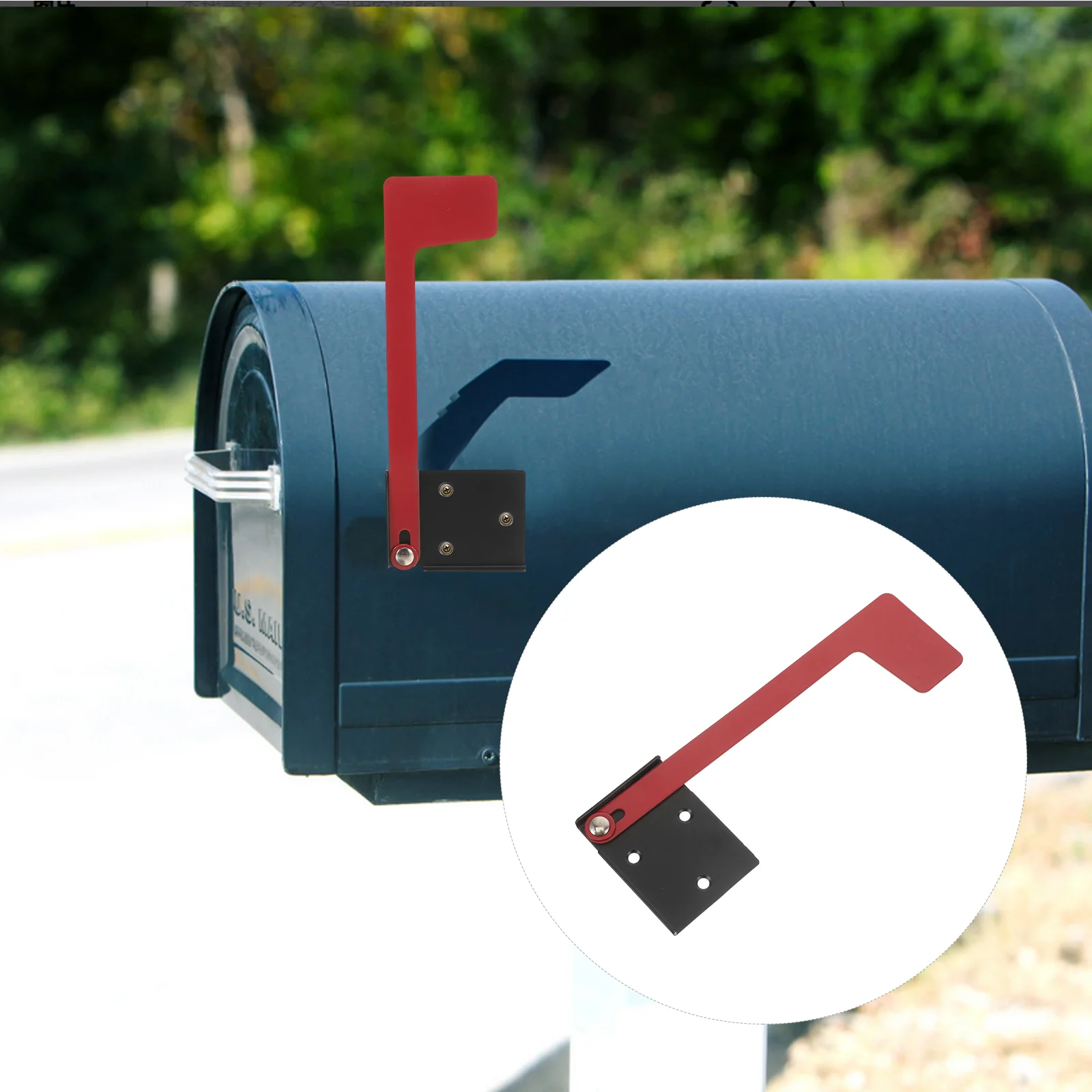 

Universal Away Professional Mailbox Flag Replacement Kit Tools outside Mailboxes Iron