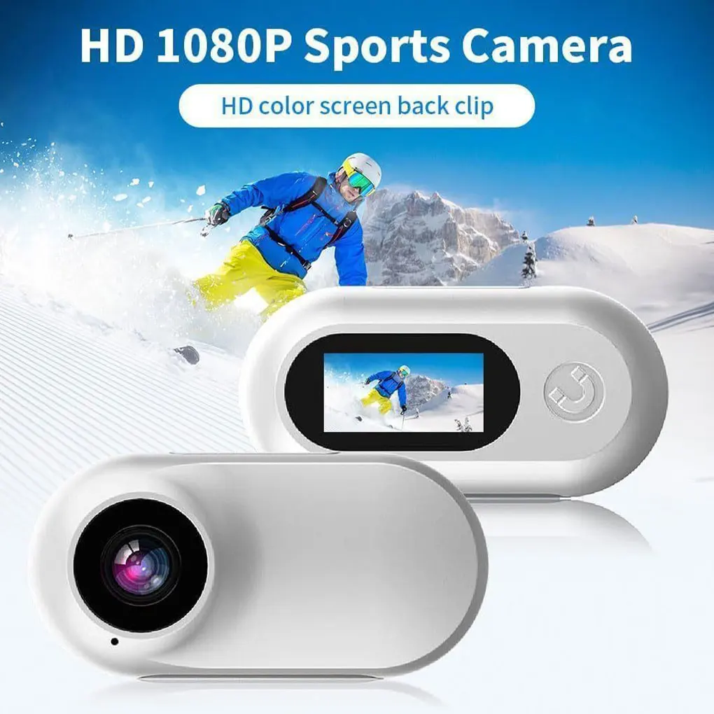 Pet Collar Camera USB Rechargeable HD 1080P LCD Display Lightweight Pet Sport Camera Support Video and Photo Function for Cats