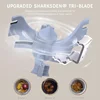 Airthereal Revive Electric Kitchen Composter with Visual Cover, 2.5L Capacity with Upgraded SHARKSDEN® Tri-Blade 5