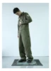 BOB DONG Motorcycle Coveralls Herringbone Long Sleeve Mechanic Garage Jumpsuit 4