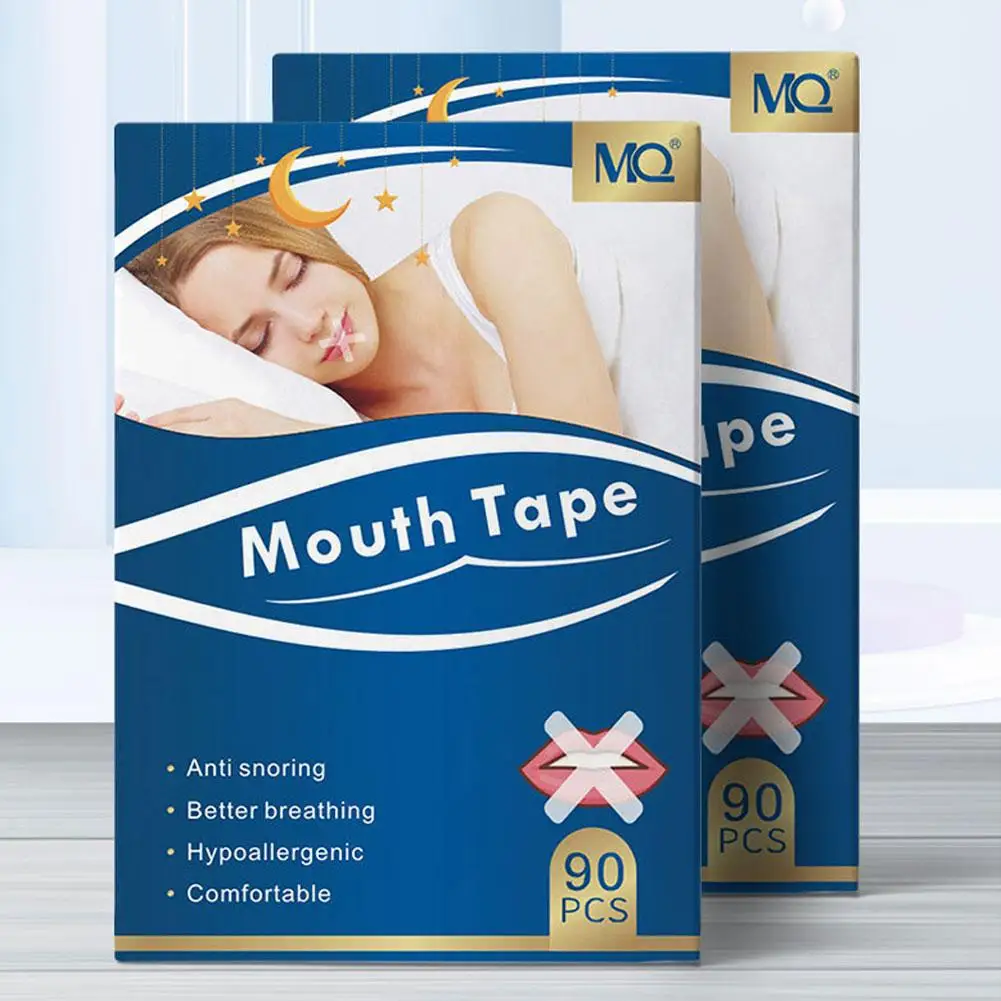 Anti-Snoring Mouth Stickers 30Pcs/Box  Night Sleep Lip Anti-Nose Free Breathing Patches Mouth Closed Orthotic For Children Adult_voghion.com