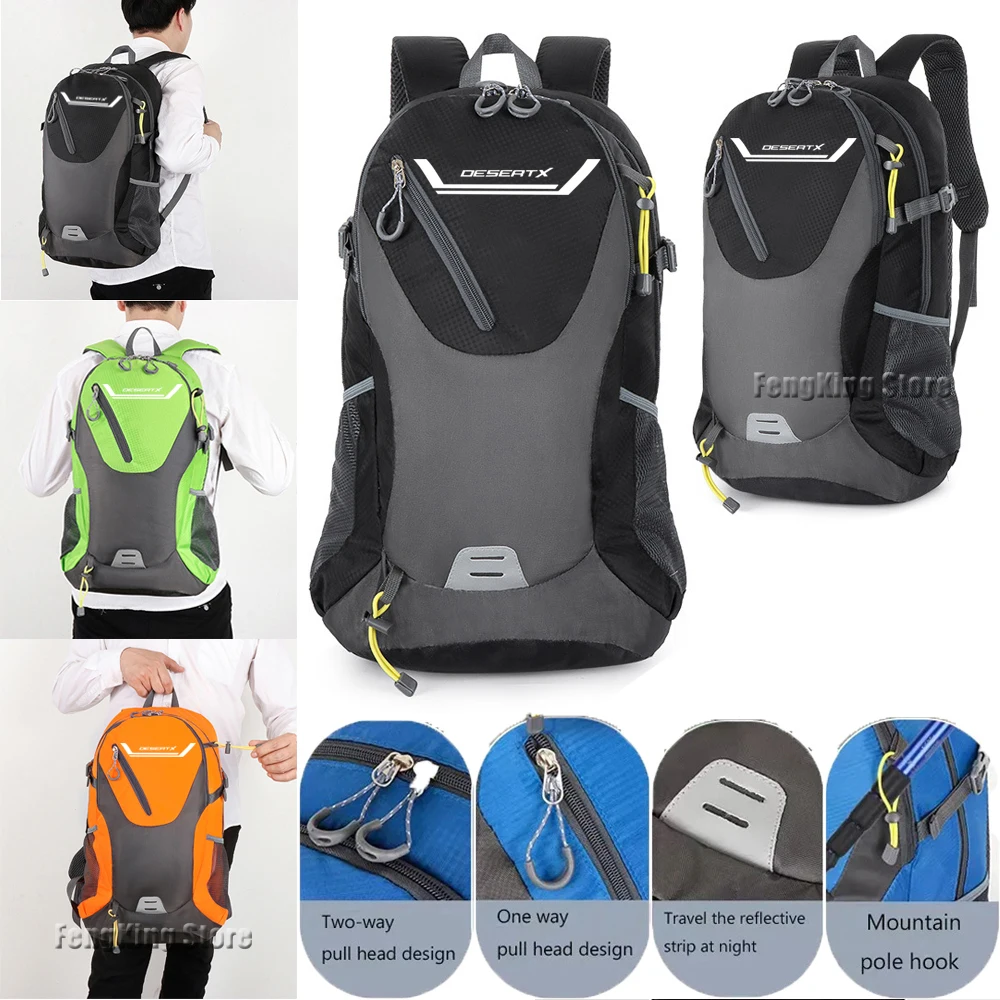 

New Outdoor Sports Mountaineering Bag Men's and Women's Large Capacity Travel Backpack For Ducati Desert X DesertX