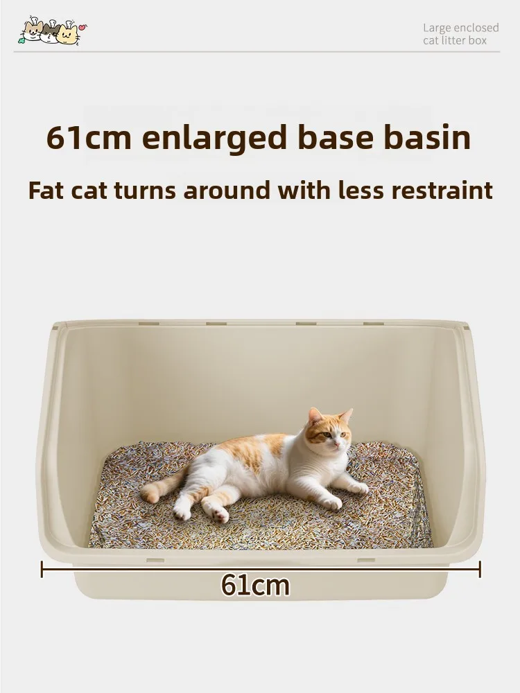 Automatic Self Cleaning Cat Litter Box For Large Cats Odor Control_voghion.com