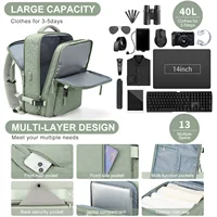 Large Travel Laptop Backpack for Men Women，Backpack with USB Charging Port, Cabin Backpack, College, Business, Travel, Climb Bag 2