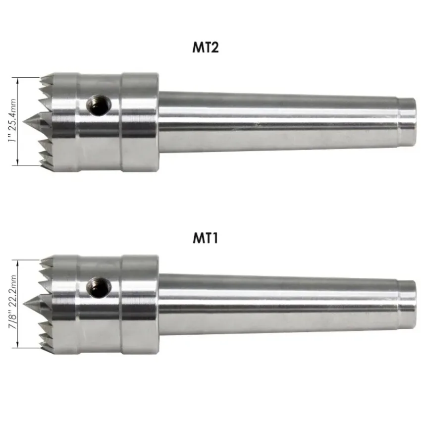 Wood Lathe Drive Center Turning Spur MT1 MT2 with Spring Loaded Point Woodturing 1pc Woodworking Accessories