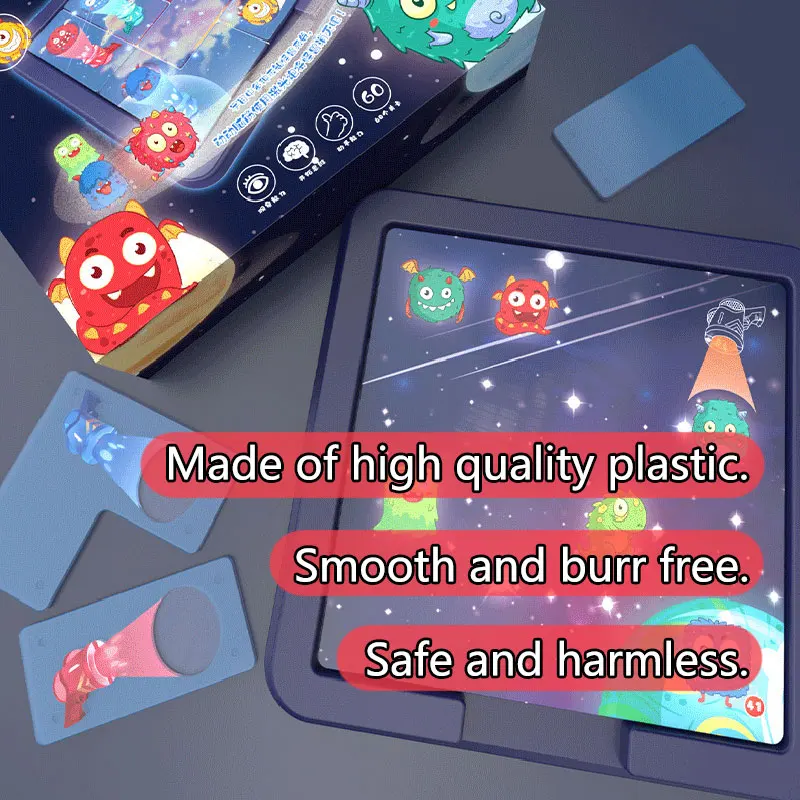 Montessori Logical Thinking Training Board Games Capture Monsters Puzzles Games Sensory Learning Educational Toys For Children