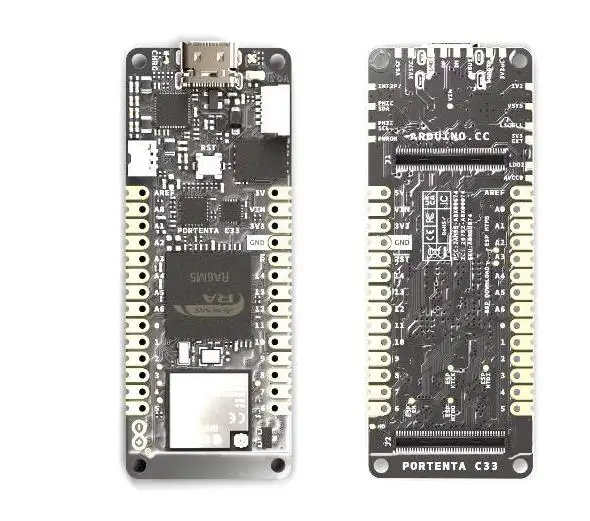 

Макетная плата ABX00074 arduino Portenta c 33 R7FA6M5BH2CBG