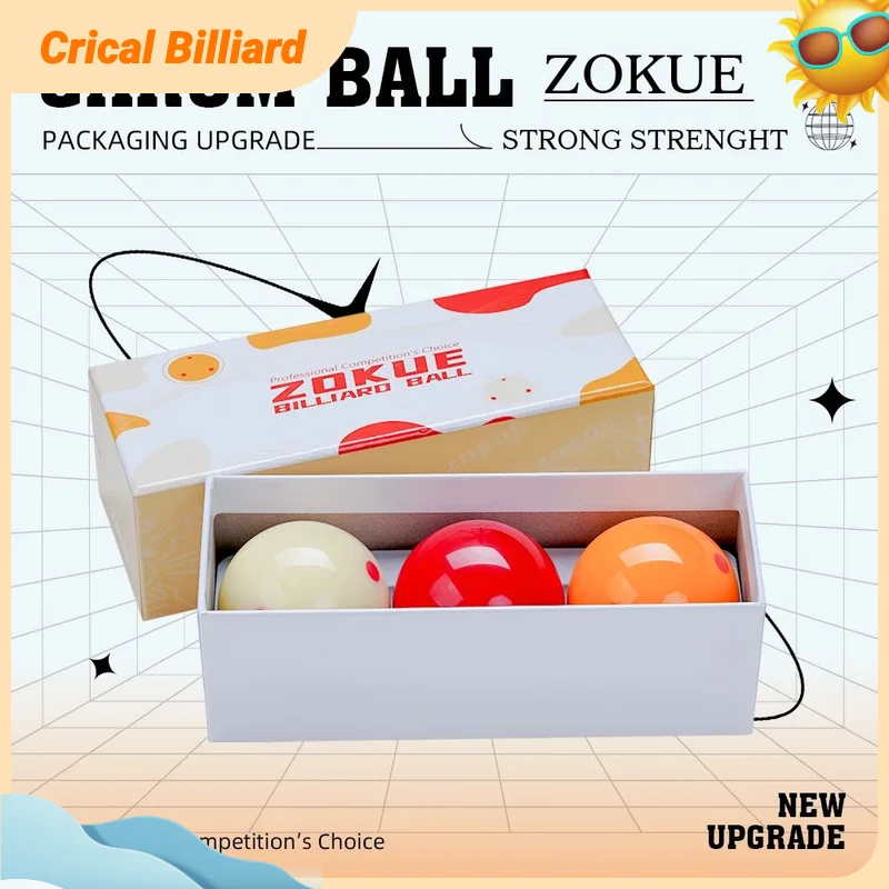 Billiard Ball Set 61.5 mm 3 Ball Set for Beginner 3 cushion carom cue