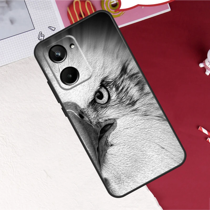 Wild Animal Design Protective Case with Lion, Wolf, Tiger, and Eagle Imagery