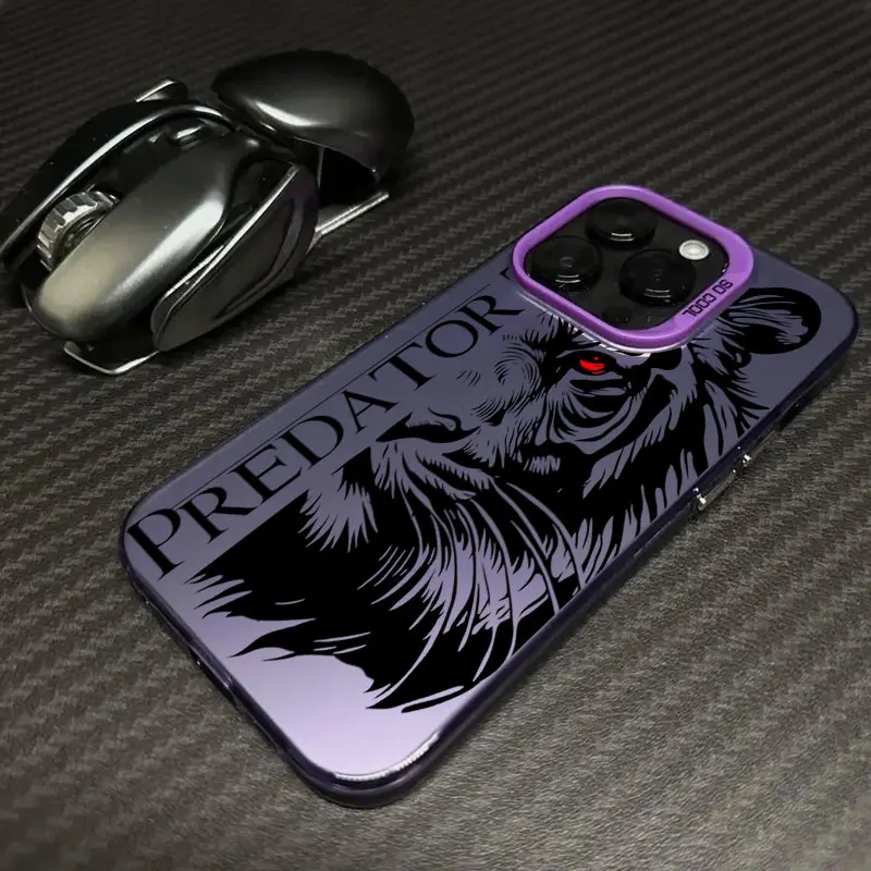 Majestic Wildlife Series Phone Case - Wolf, Eagle, and Tiger Design