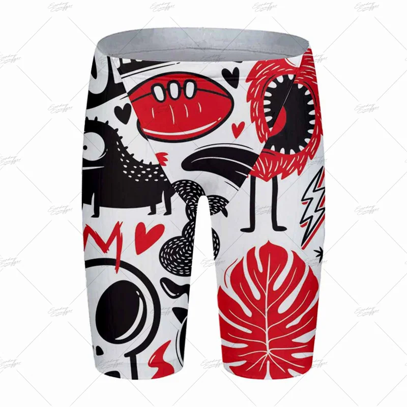 

Swim Men Surf Shorts Professional Competitive Simple Printed Trunks Quick-Drying Swimwear Surfing Briefs Diving Trunks