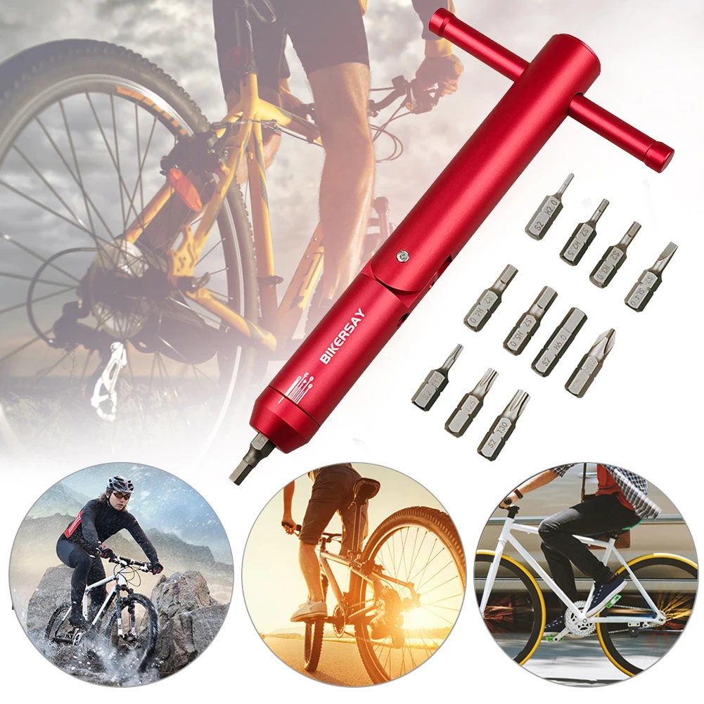 Llave dinamométrica para reparación de bicicletas, Kit de herramientas  manuales para mantenimiento de bicicletas, accesorios para vehículos de  ciclismo, 2-8Nm