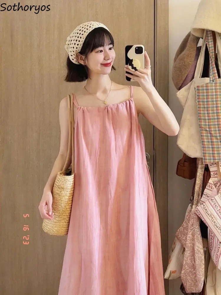 

Nightgowns Women Folds Simple Designed All-match Personality Graceful Special Charming Fashion Korean Stylish Basics Delicate