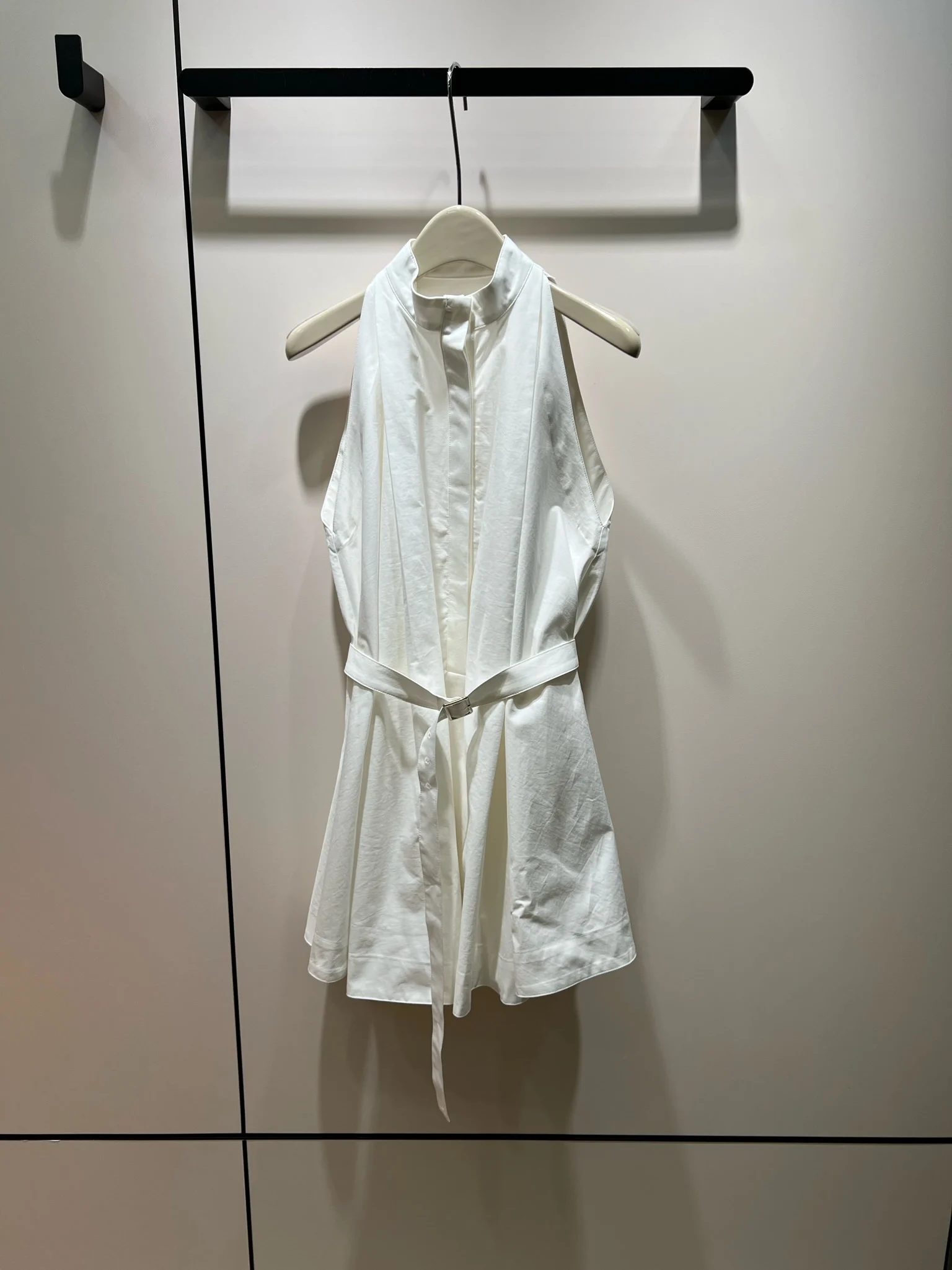 

New small high neck halter pure desire sleeveless dress A version lacing age reduction