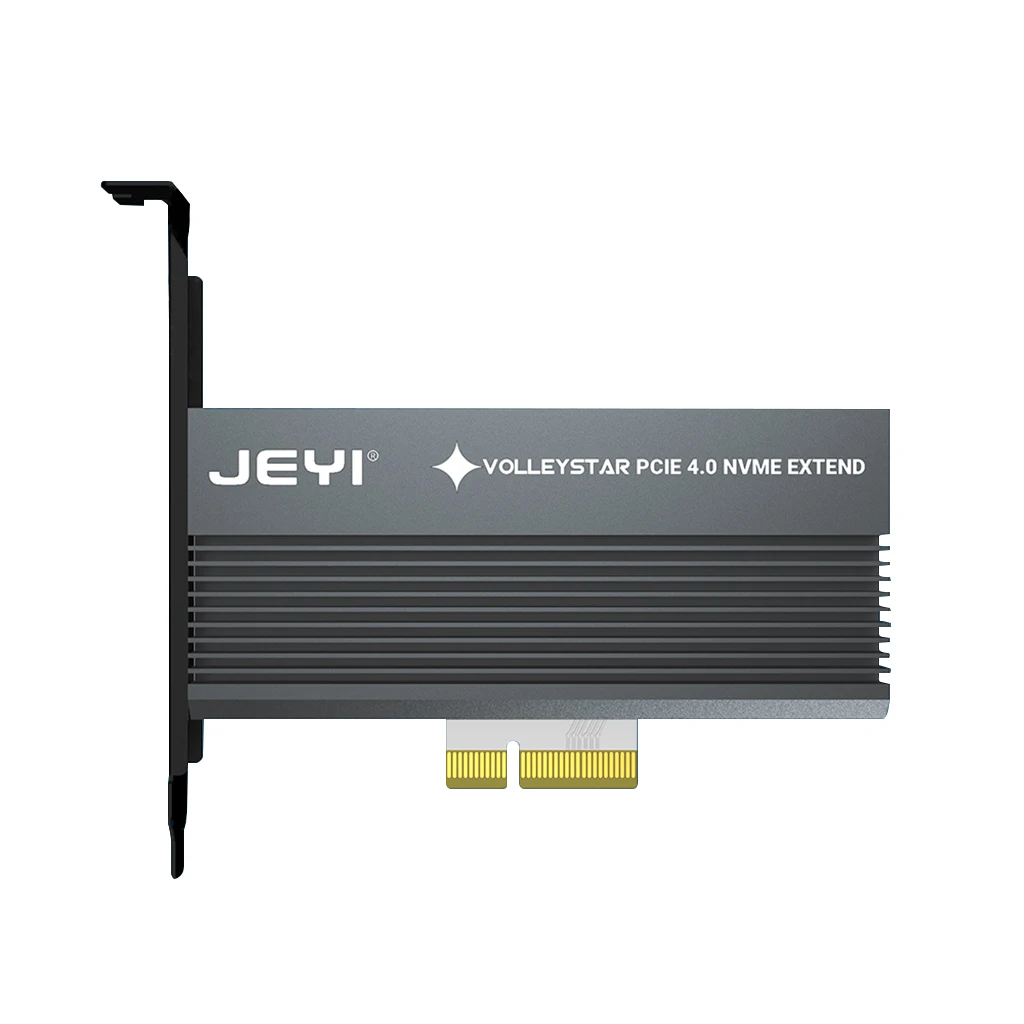 JEYI VolleyStar-PRO Heat Sink Heatsink M.2 for NVMe SSD for NGFF TO PCIE X4 Adapter M Key Port Card PCI-E 3.0 x4 Full Speed
