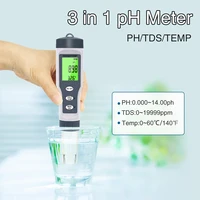 New 3 IN 1 PH Meter Water Quality Tester PH/TDS/TEMP Digital LCD EZ 9901 Monitor Tester For Pools , Drinking Water ,Aquariums 2