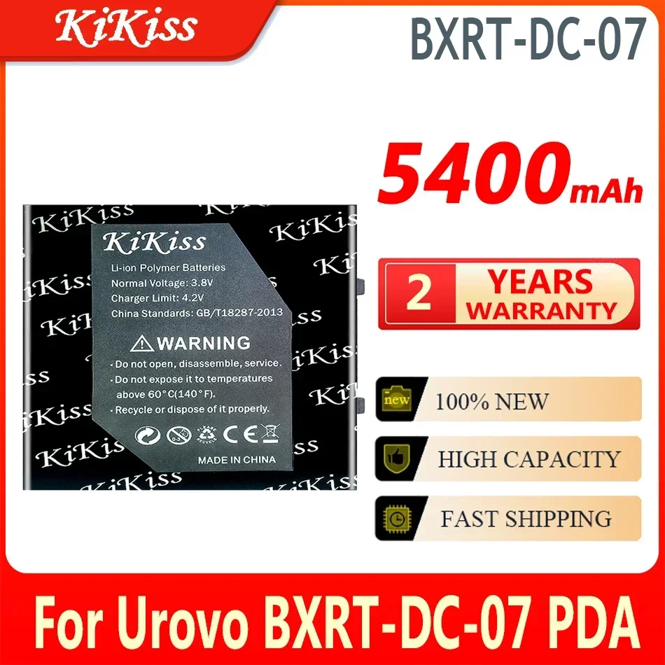 

5400mAh KiKiss New Battery BXRTDC07 For Urovo BXRT-DC-07 PDA Digital Batteria