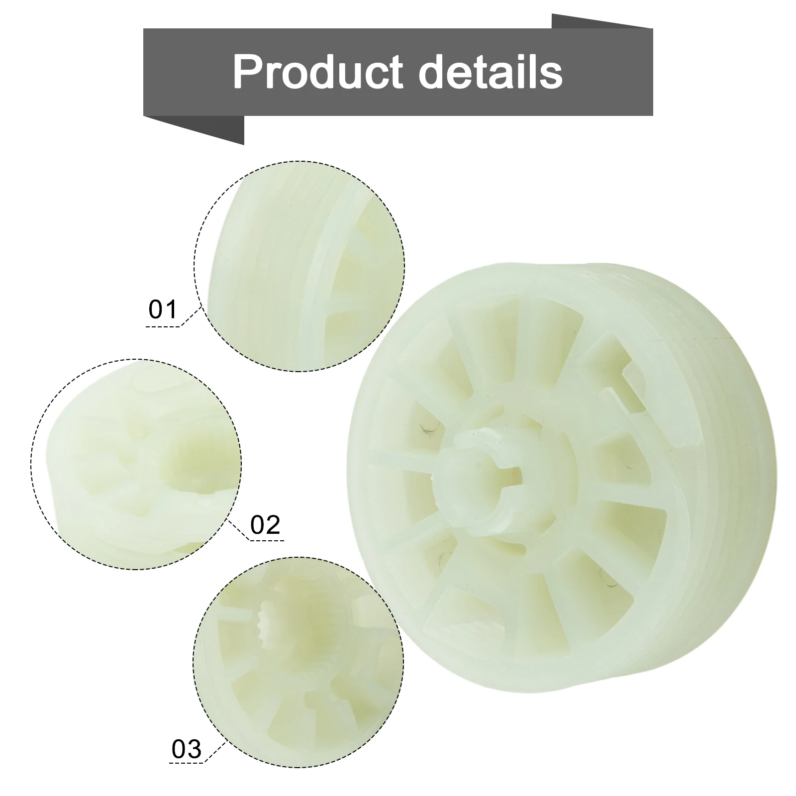 

Glass Sprocket Spool Gears 83481-D3001 Glass Plastic 2016-2020 82473-D3000FFF 82483-D3000FFF For Hyundai Tucson