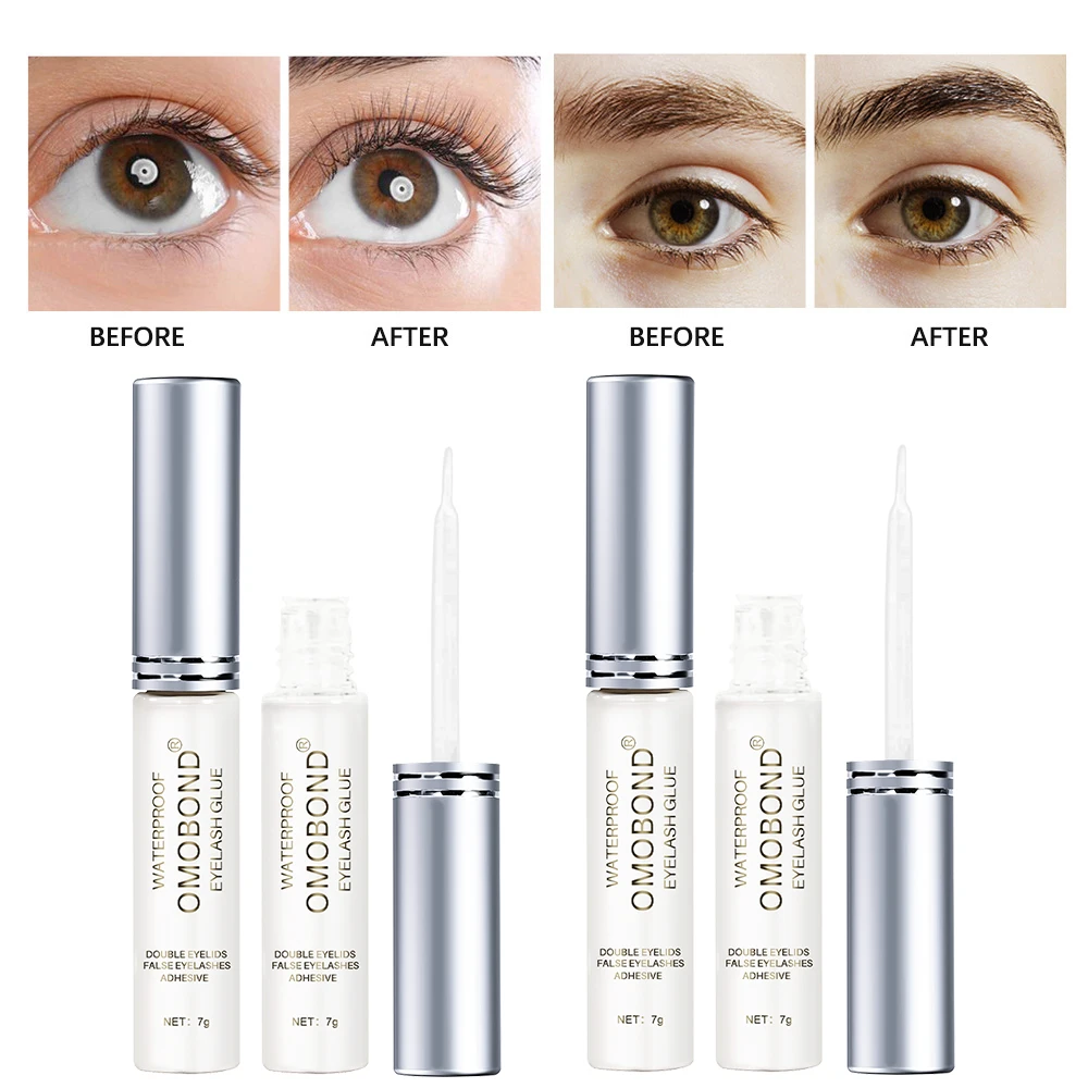 Long-Lasting Quick Dry False Eyelash Glue Transparent Natural Fake Eyelashe Extension Glue Waterproof Self-Adhesive Eyelash Glue 5