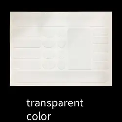 Durable Anti-Scratch Bicycle Frame Protection Sticker - Transparent Film (Clear)