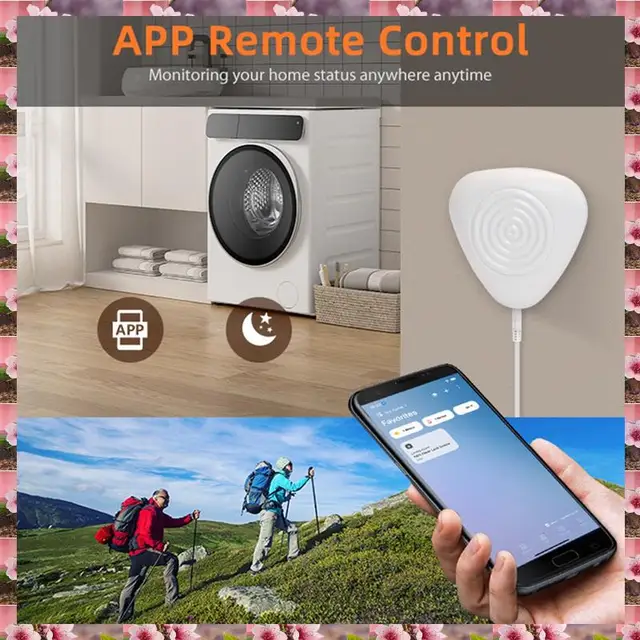 2025 Zigbee Water Level Sensor Smart Water Leakage Alarm Detector Flood Alert Overflow Security Protection Tuya Ewelink,Zigbee W 1