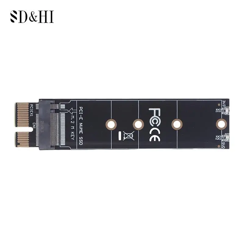 

PCIE to M2 Adapter NVMe SSD M2 PCIE X1 Raiser PCI-E PCI Express M Key Connector Supports 2230 2242 2260 2280 M.2 SSD Full Speed