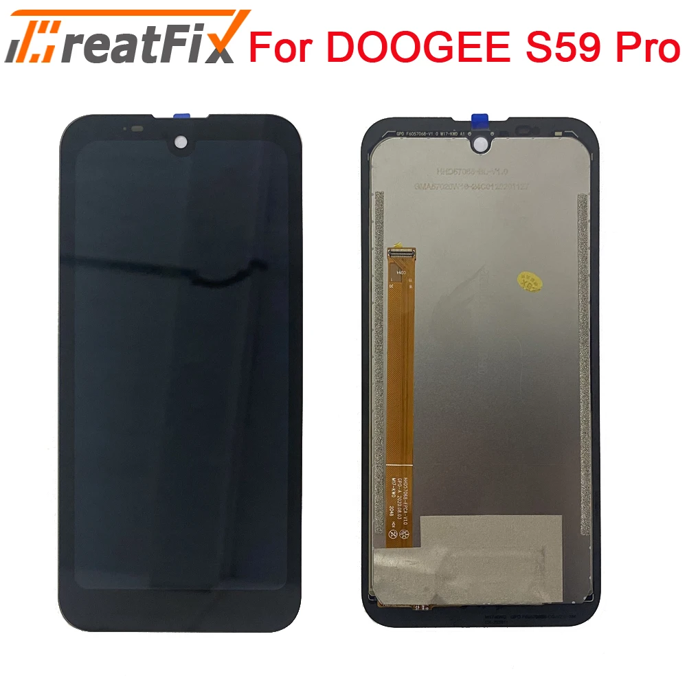 

100% Original Tested For DOOGEE S59 Pro LCD Display+Touch Screen Digitizer Assembly LCD+Touch Digitizer for DOOGEE S59Pro LCD