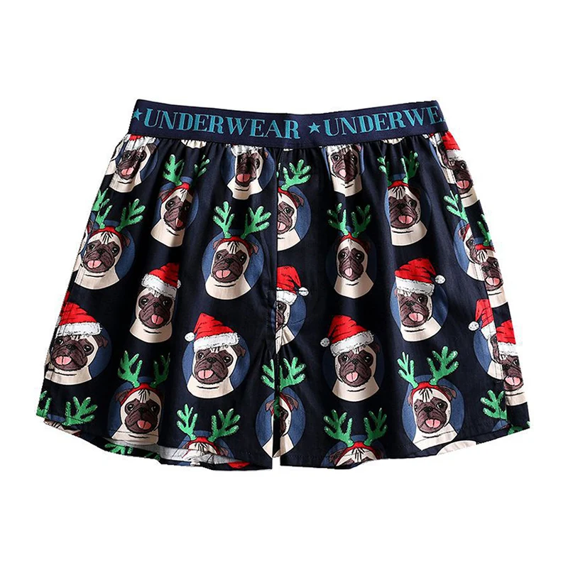 Men Printed Cotton Sleep Shorts