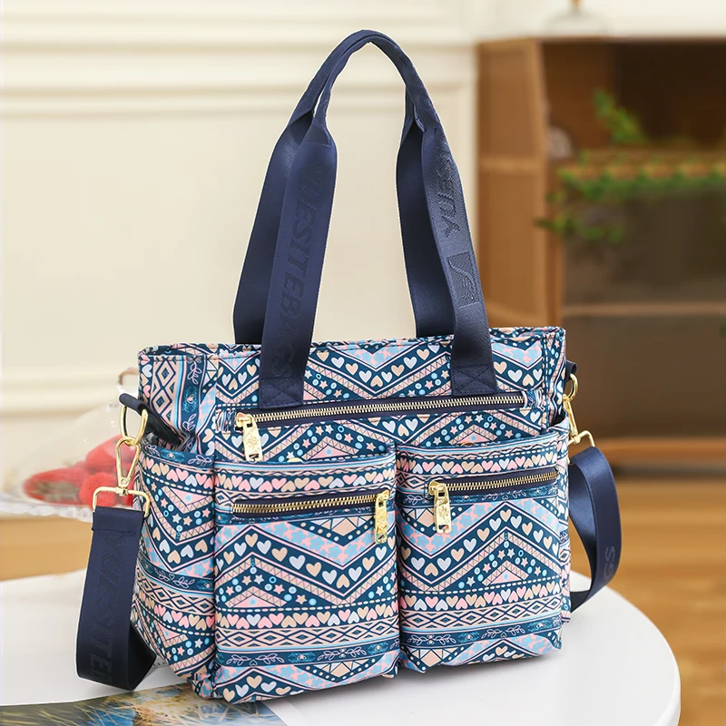 LuxuryBrandWomenHandbagNylonShoulderBagForWomenFamousDesigner