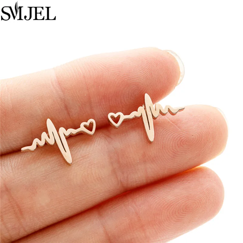 SMJEL Hip-Hop-Ohrringe, schwarzer Tierschmuck, kleine Spinnen-Katzen-Ohrringe aus Edelstahl, große Stern-Ohrringe, Geschenk für Mädchen, Bijoux – Detail 25
