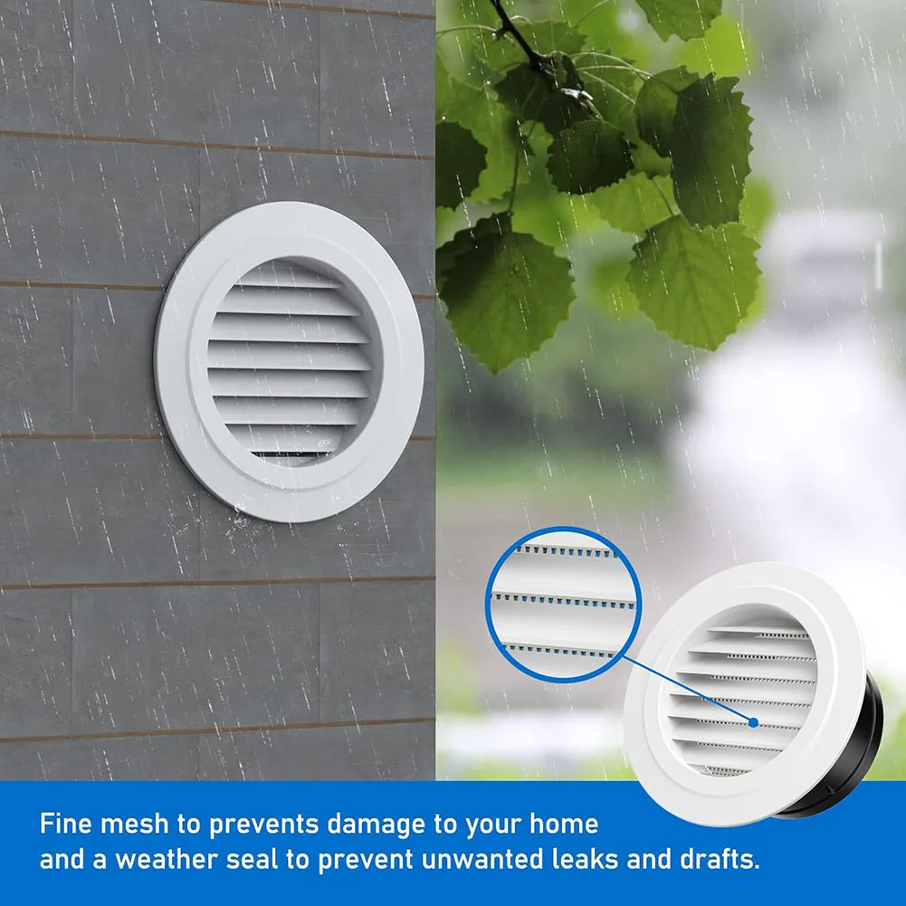 Round Air Vent Extract Valve Grille Diffuser Ducting Ventilation Cover 75-200mm Vents Cover Ventilation Grilles Air Circulation with air vent grille ventilation grille air vent cover ducting ventilation cover