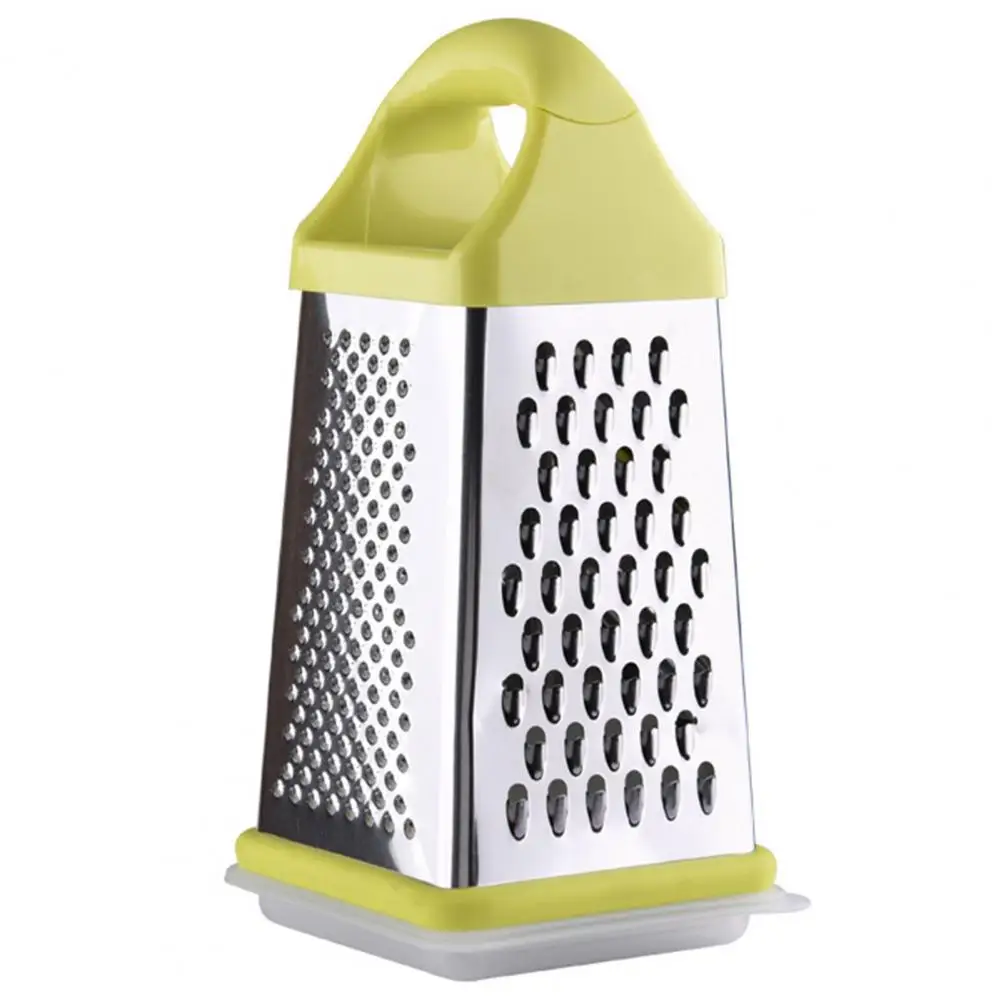 Stainless Steel Box Grater with 4 Sides Non-Stick Mirror Finish