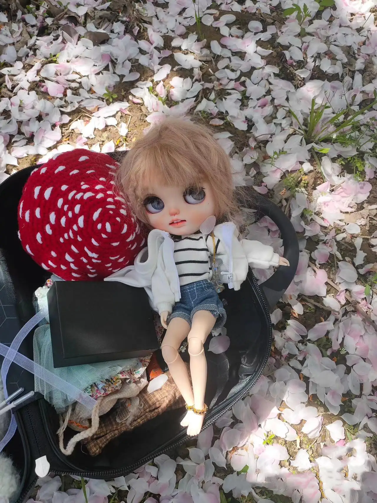 2026 Dula 수제 인형 입체 버섯 모자 Blythe ob24 ob22 ob11 Azone Licca ICY JerryB 1/6 인형 액세서리