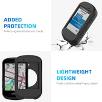 2Pcs Tempered Glass + Silicone Case for Garmin Edge 840 540 530 830 1040 1030 520 130 Plus GPS Stopwatch Screen Protector Cover - Image 4