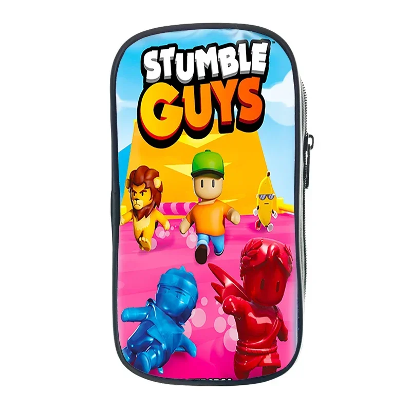 Stumble Guys Print Pencil Case for Boys Girls Kids Gift Pencil Bag Stationery Bags School Supplies Cosmetic Cases pen bag 4