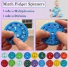 Math Fidget Spinners Montessori Educational Spinning Toys Arithmetic Tools Addition Subtraction Multiplication Division for Kids 3